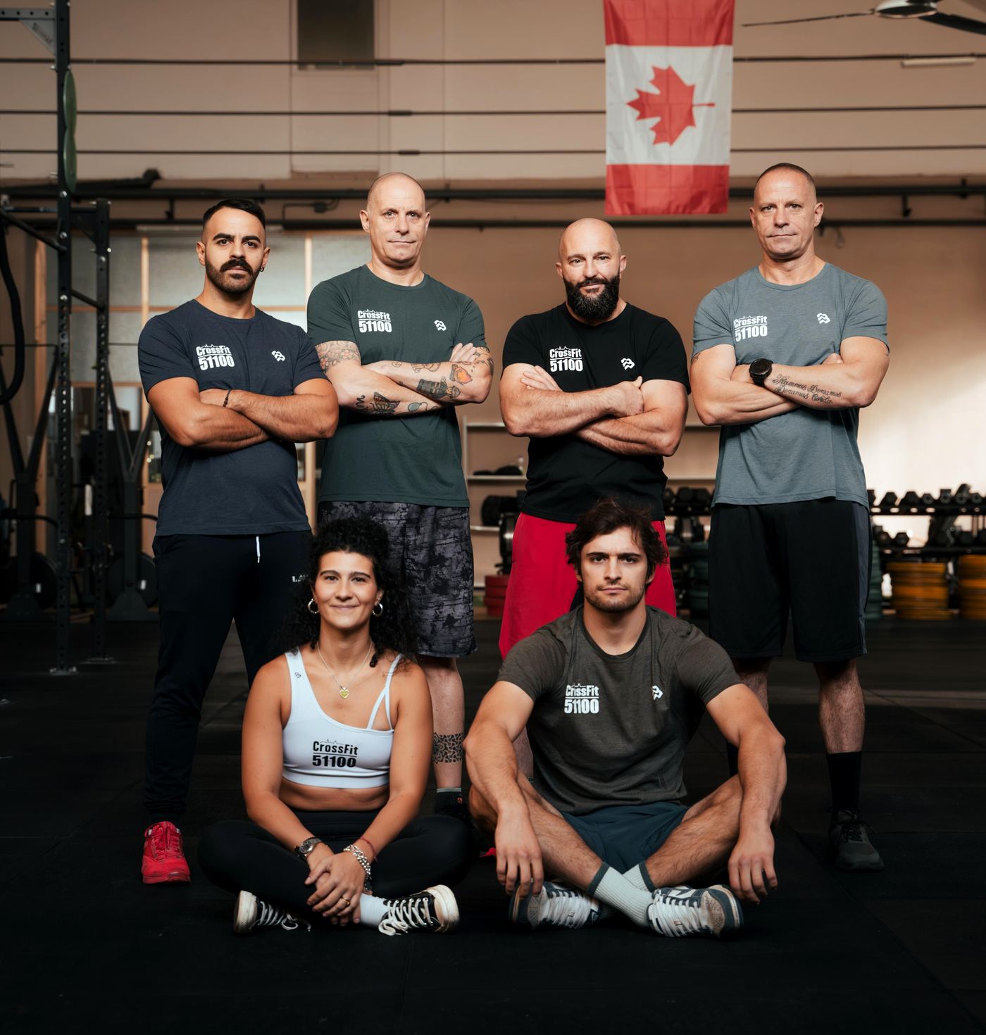 Il team di CrossFit51100 al completo